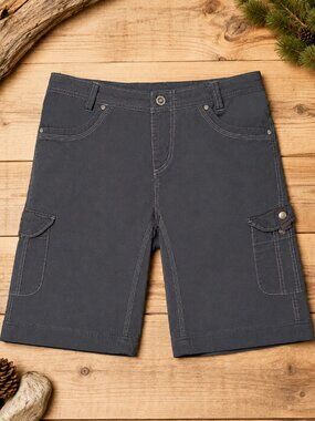 Kuhl Splash 11" Black Cargo Shorts Shadow Women's 10